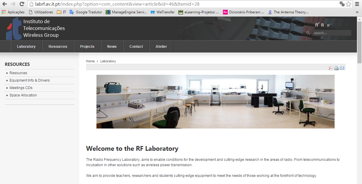 LabRF WebPage